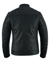 Leather Black Jacket back